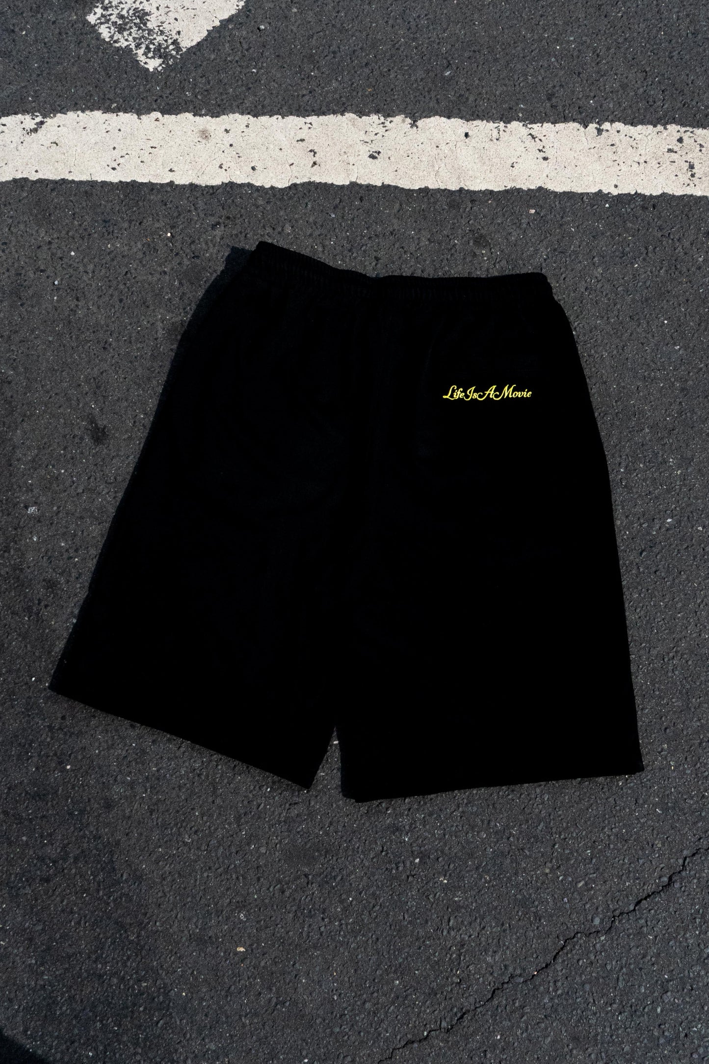 RiseNGrind Black Jersey Shorts