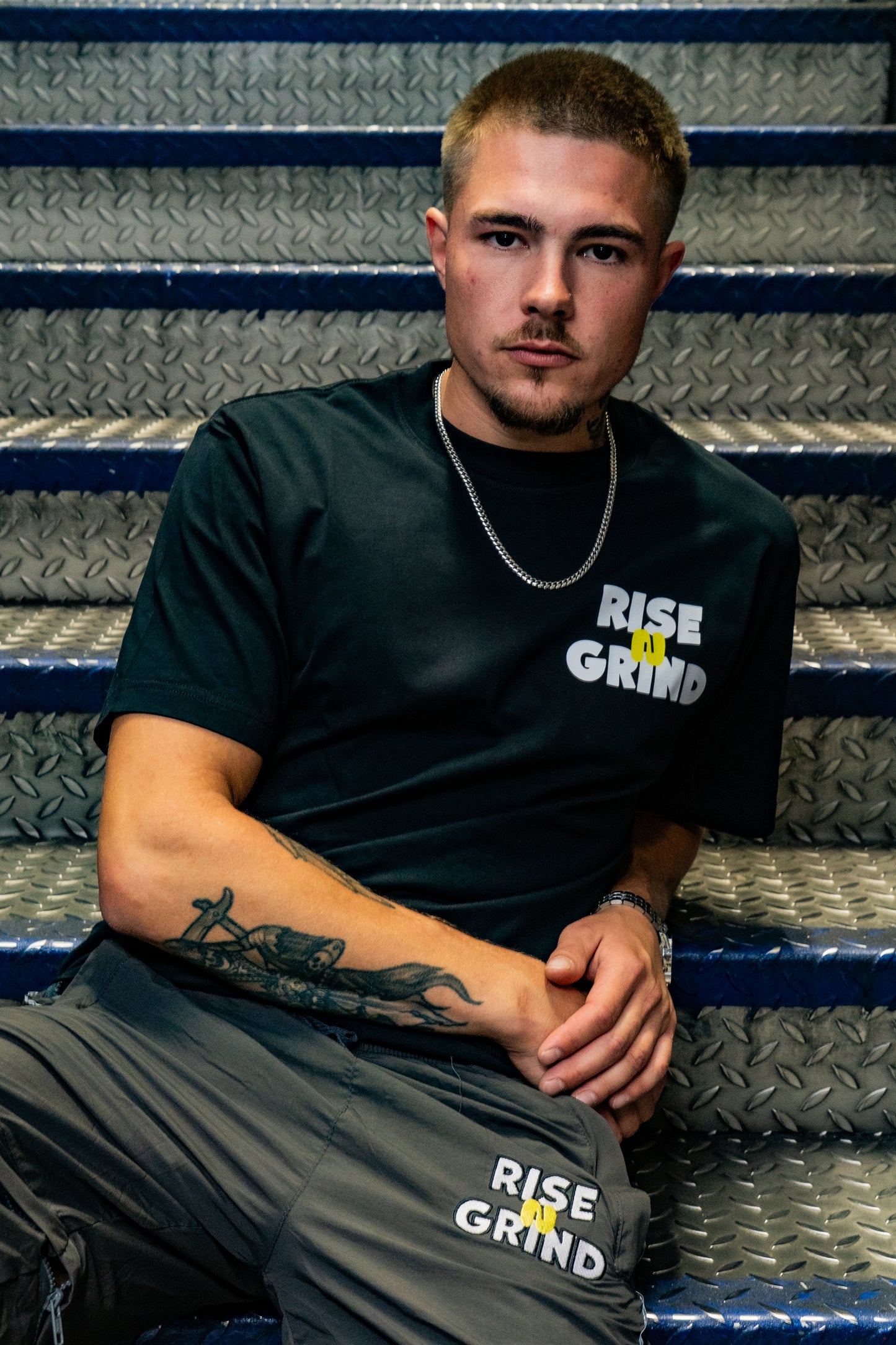 RiseNGrind Black Graphic T-Shirt  (Dont Let Pride Stop Your Money)