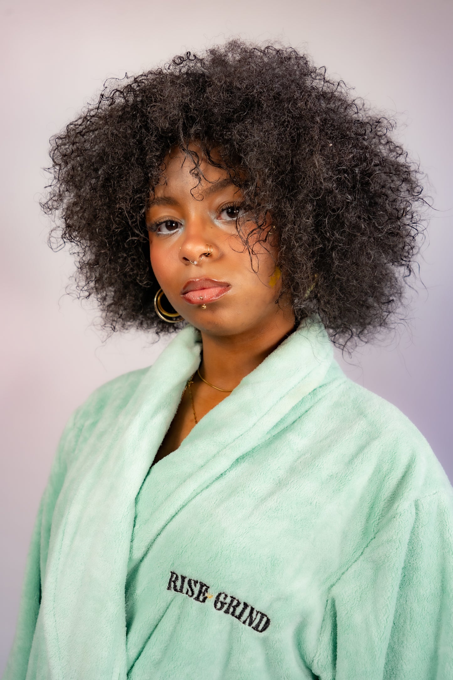 Green Like grass Robe