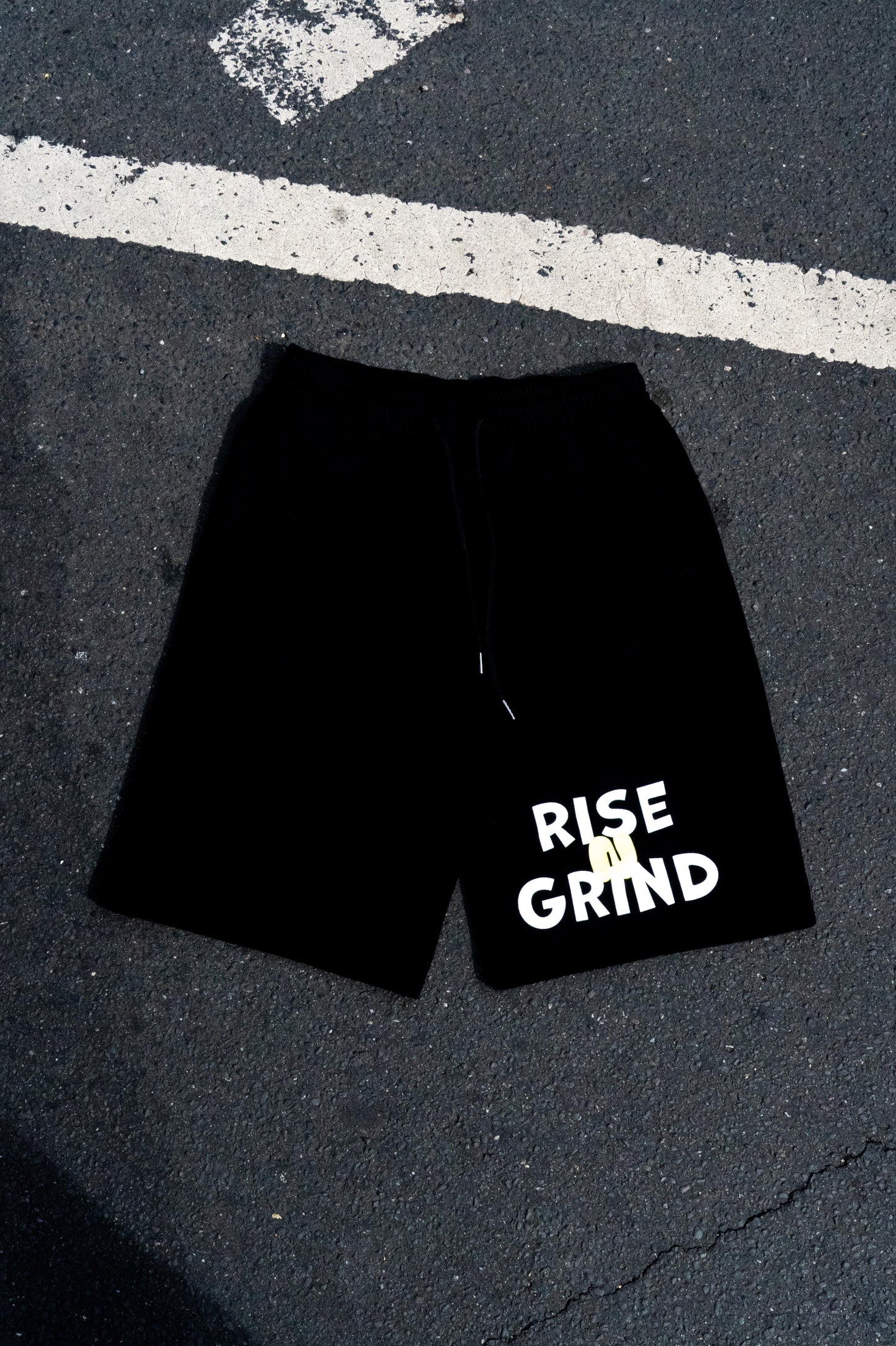 RiseNGrind Black Jersey Shorts