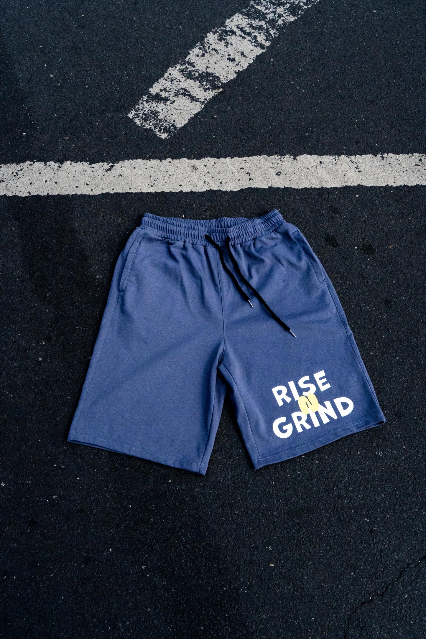 RiseNGrind Steel Blue Jersey Shorts