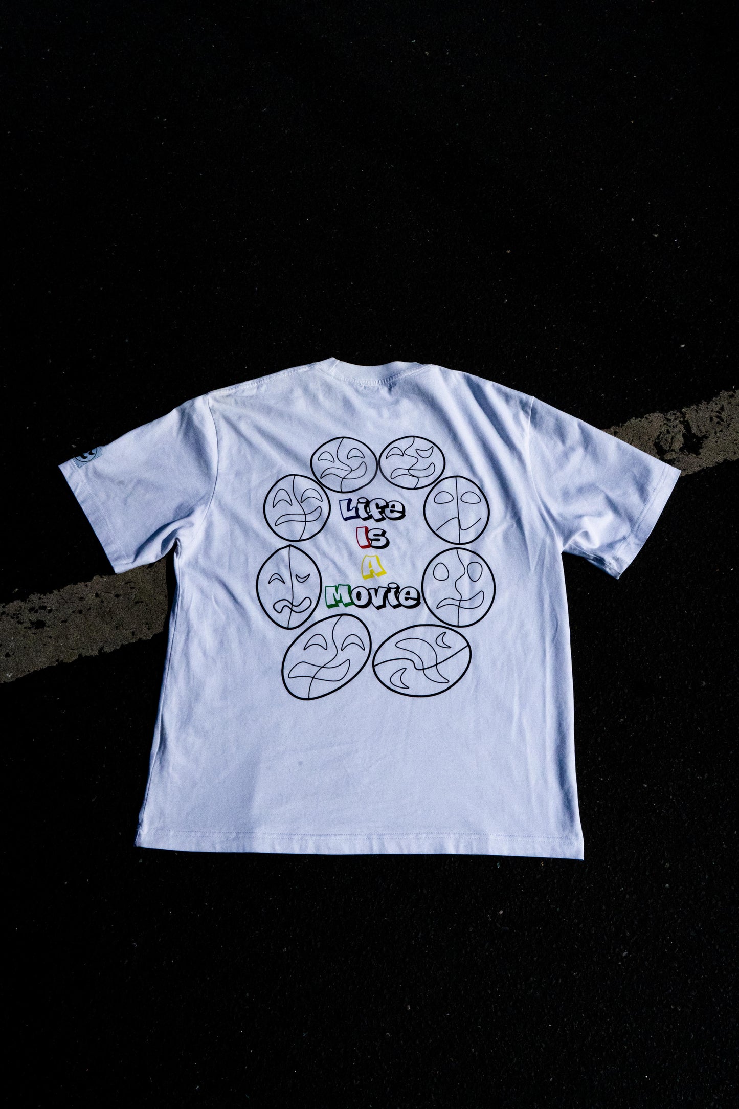 RiseNGrind White Shirt (OririNTere Graphic)