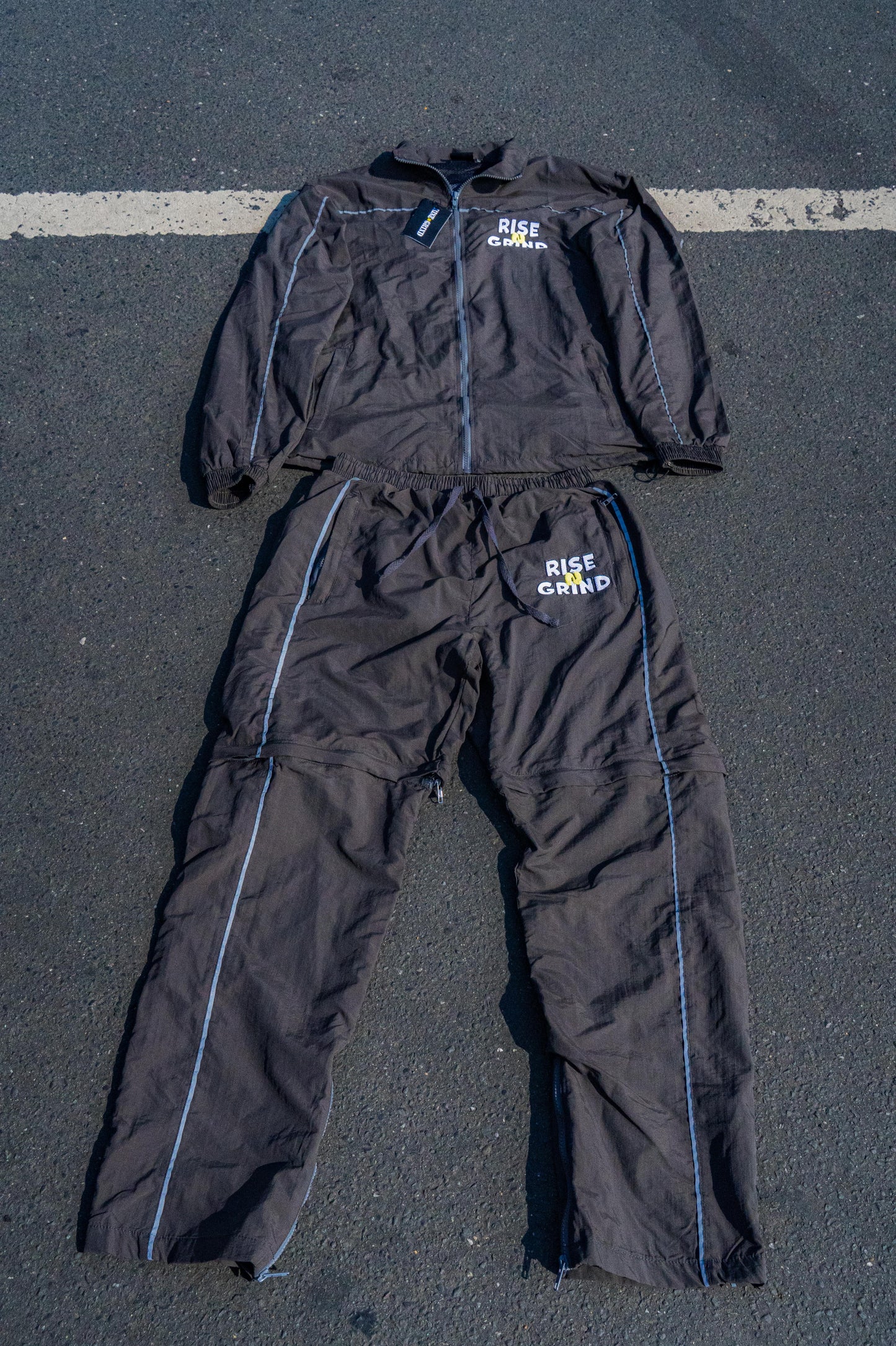 RiseNGrind Smokey Convertible Wind Breaker Tracksuit