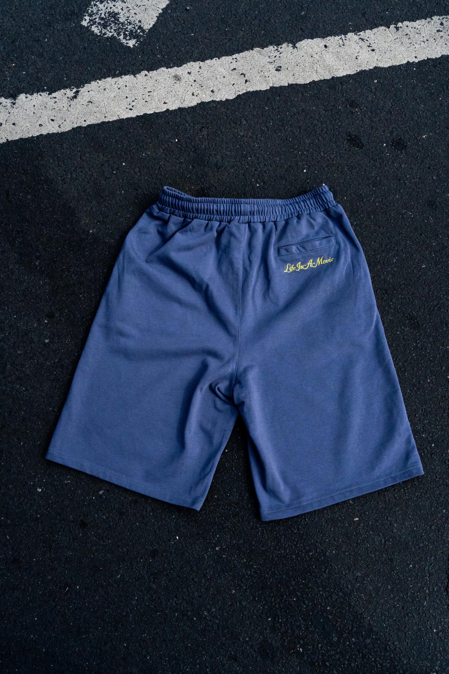 RiseNGrind Steel Blue Jersey Shorts